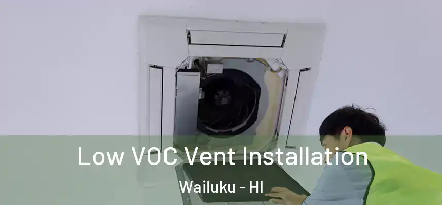  Low VOC Vent Installation Wailuku - HI